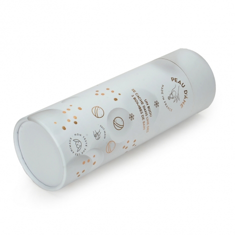 Custom Gold Stamp Cylinder Cardboard Box