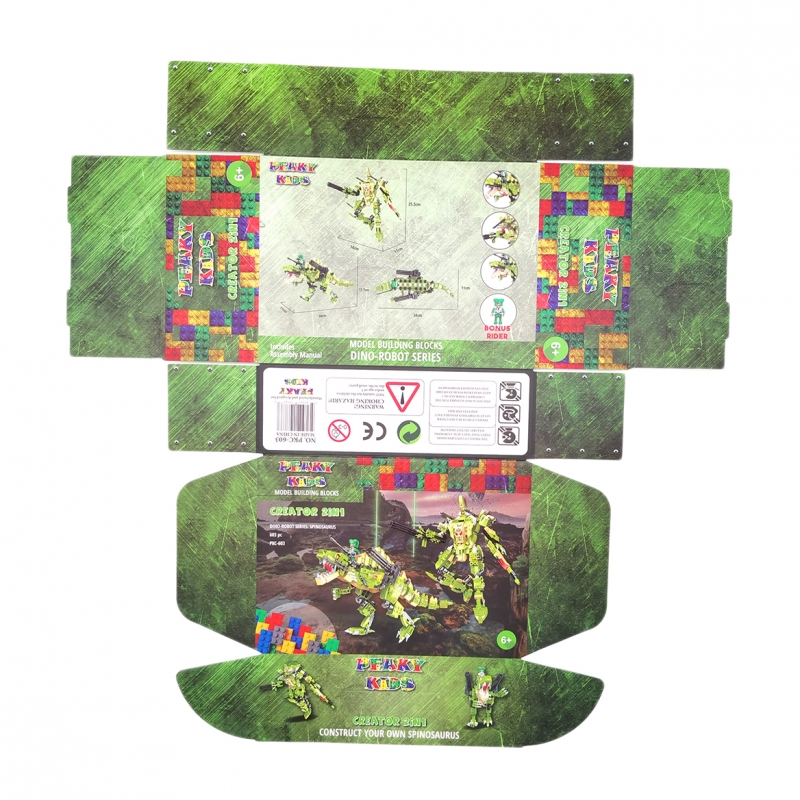 Custom Foldable Flat E-Flute Corrugated  Kraft Box
