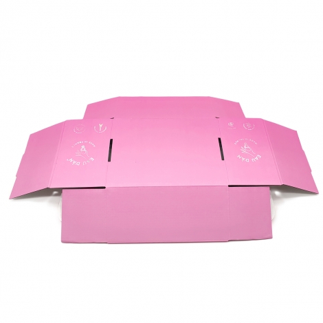 Custom Luxury Printed Logo Foldable Corrugated Box