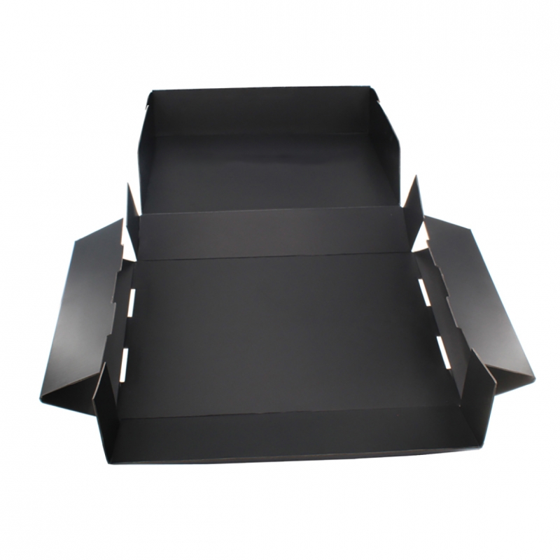 Custom Black Shipping Kraft Paper Boxes for Clothing