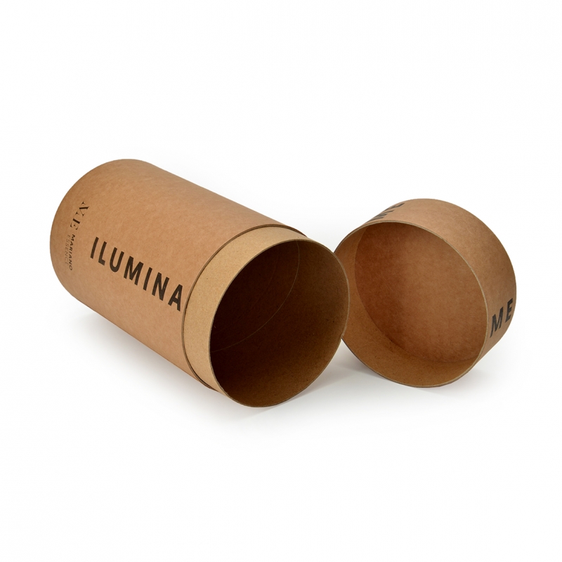 Kraft Paper Tea Coffee Bean Tube Packaging Box